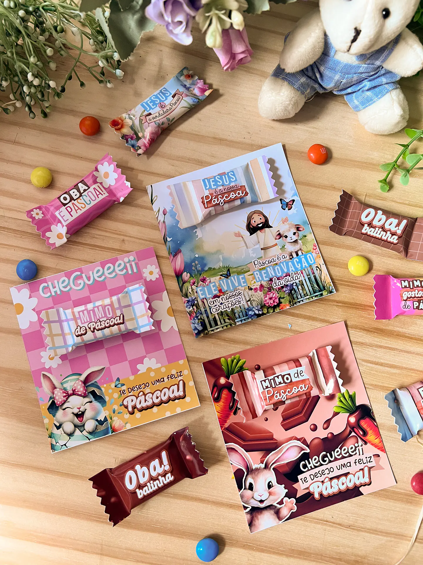 Kit Digital Páscoa 2024 Arquivos em Png  15
