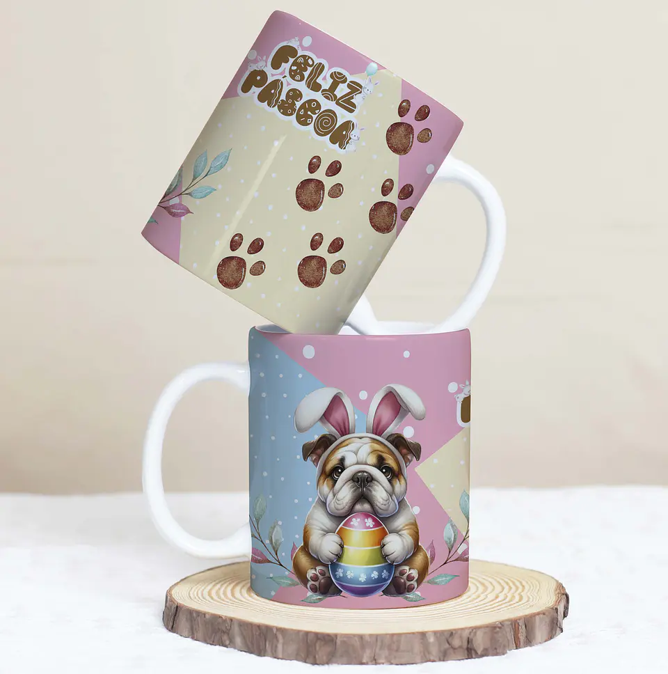 30 Artes para Caneca Páscoa Pets Arquivos em Jpg  29