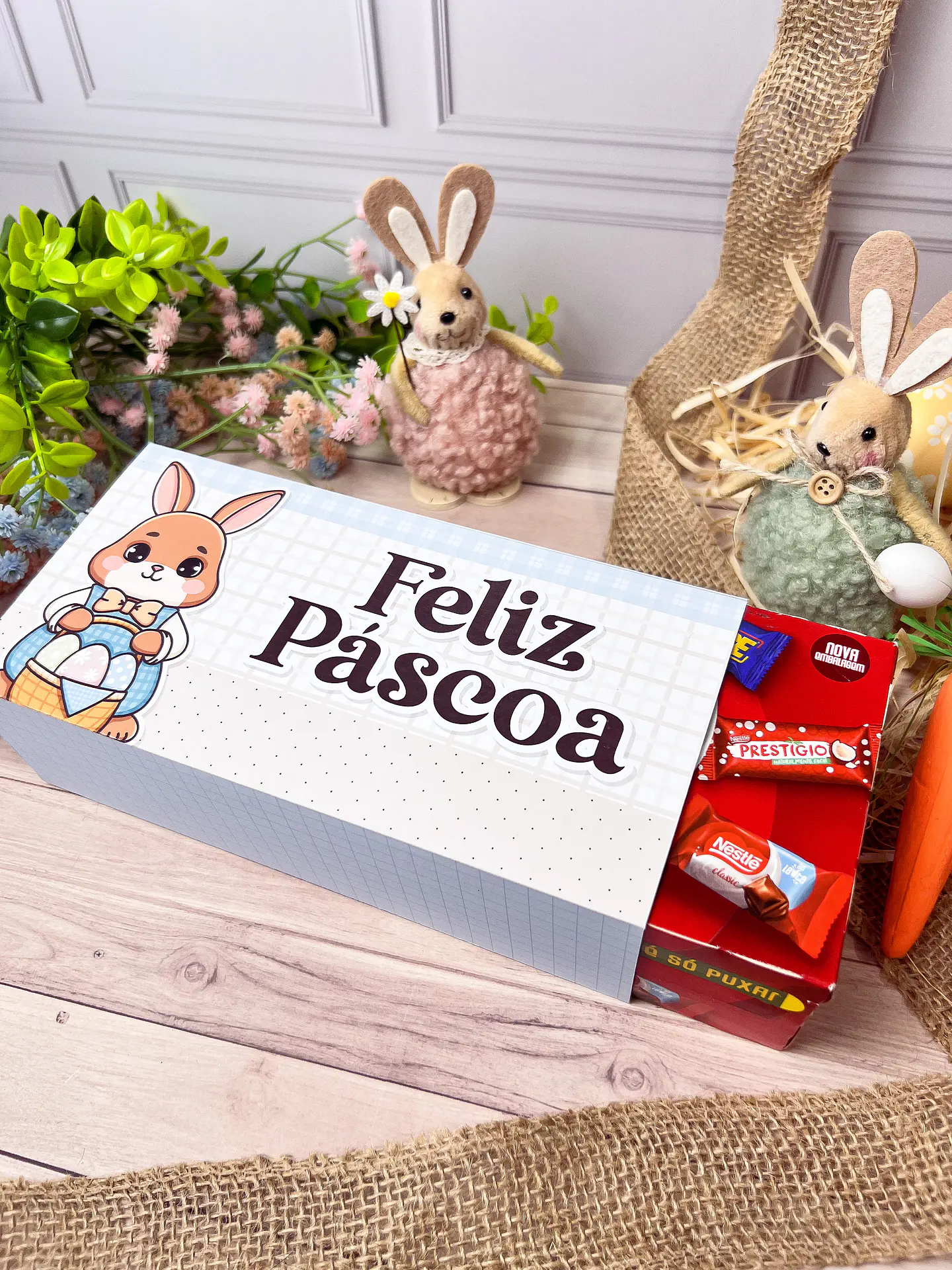 Kit Digital Páscoa Mimos Arquivos em Png  13