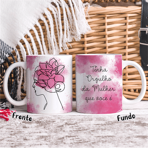 20 Artes para Caneca Dia das Mulheres Linhas Arquivos em Jpg  