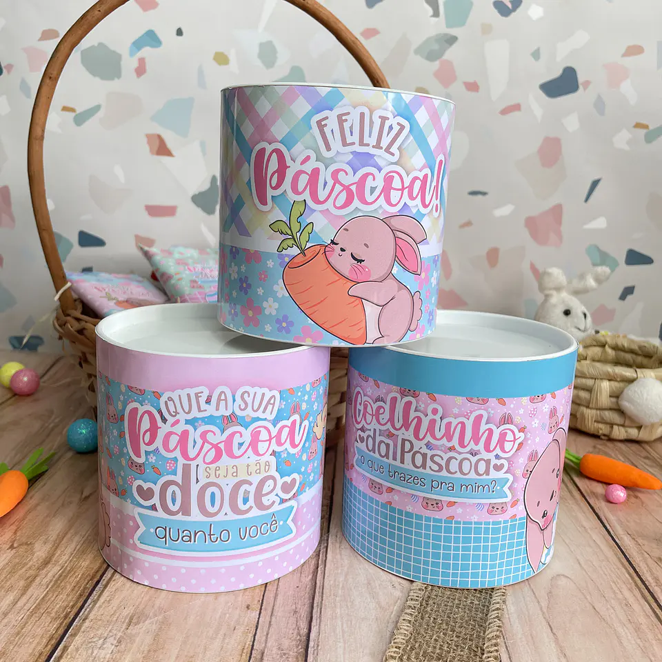 Kit Digital Mimos Páscoa Delicada Arquivos em Png 12