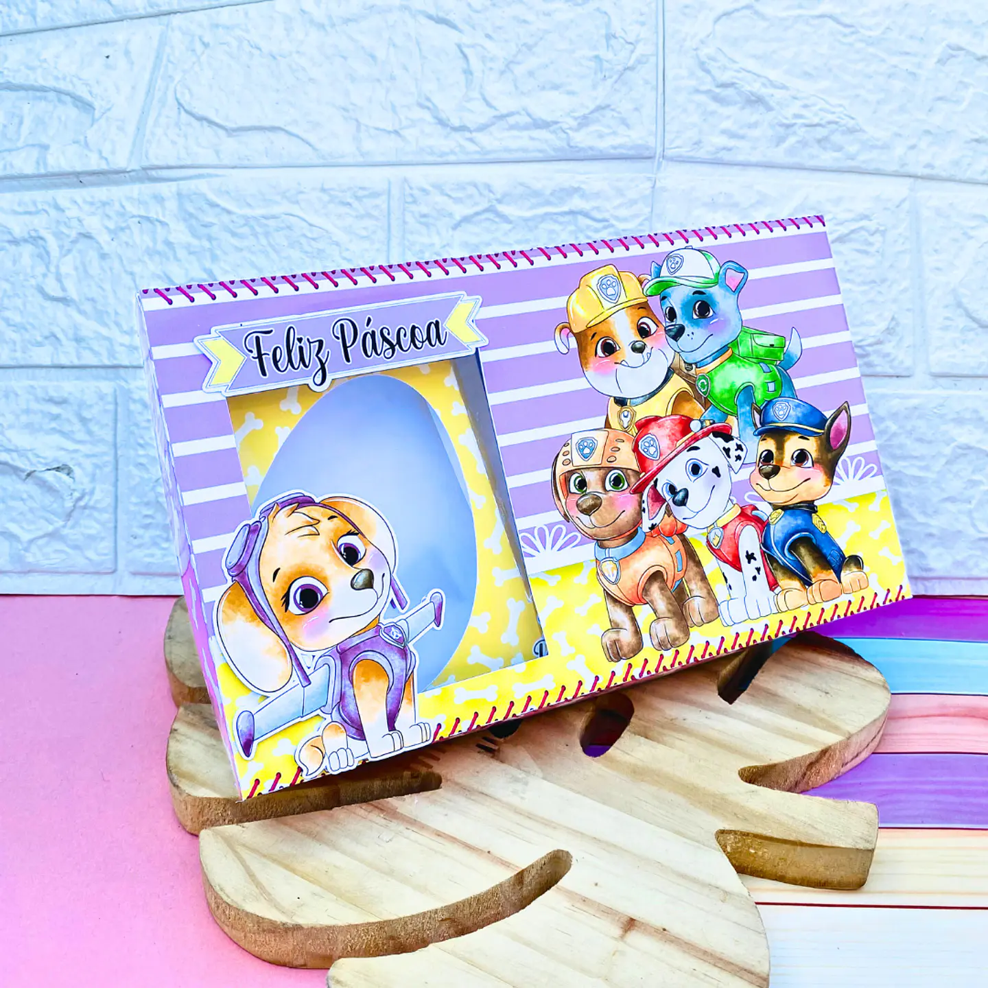 Arquivo para Caixa de Confeiteiro Personagens Páscoa 2024 em Studio 16