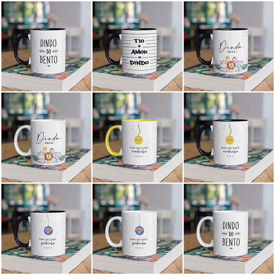 52 Artes para Canecas Dindos e Dindas Arquivos em Jpg  30