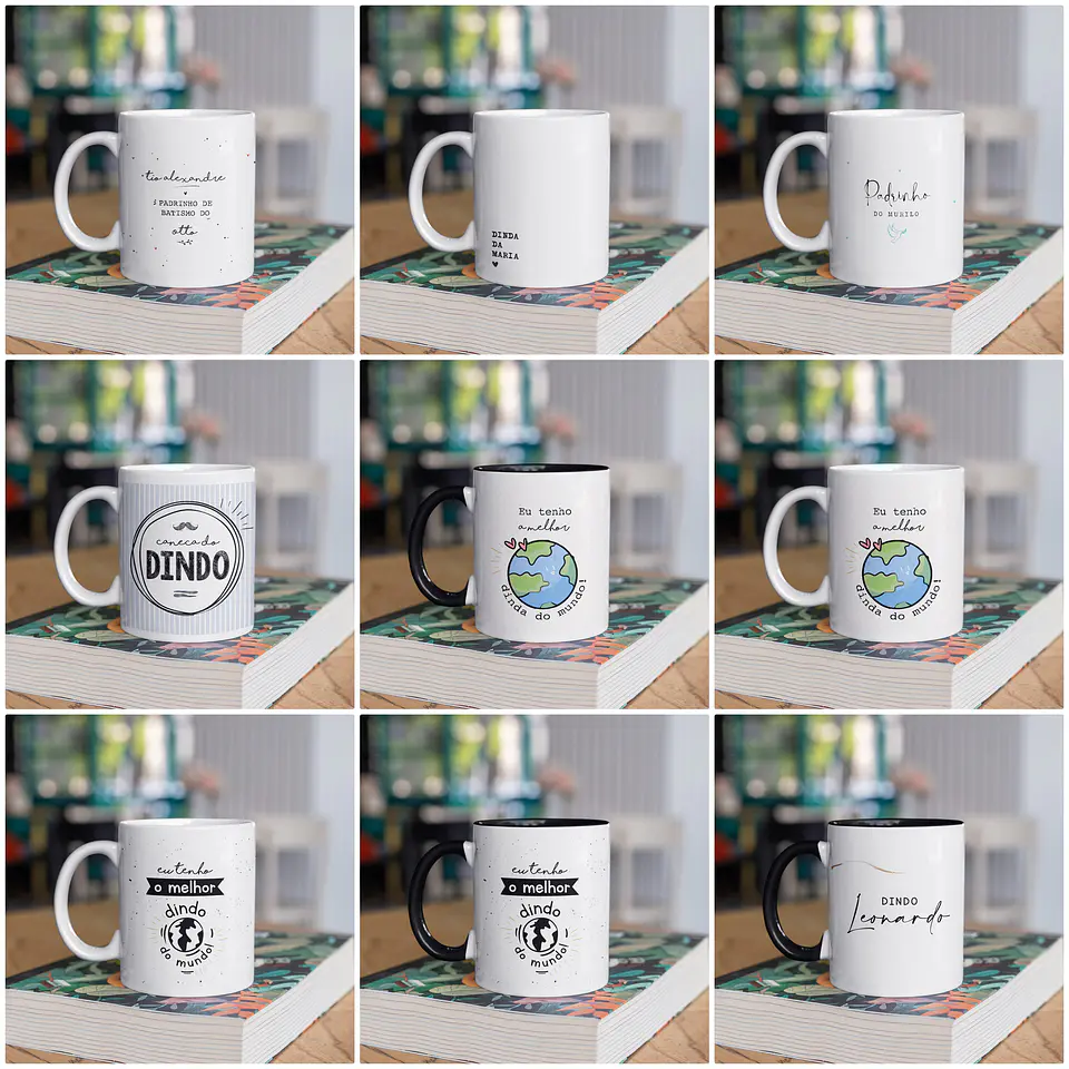 52 Artes para Canecas Dindos e Dindas Arquivos em Jpg  31