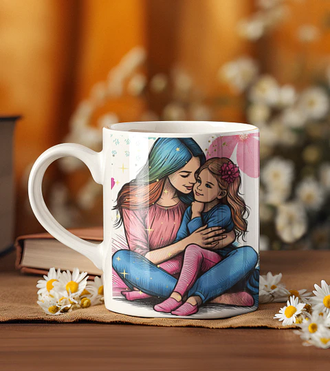 3 Artes para Caneca Mãe Teu colo é meu abrigo Arquivos Editável