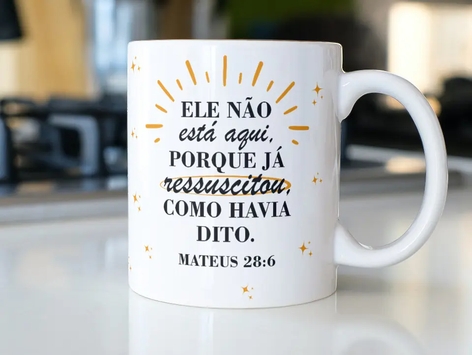 11 Artes para Caneca Páscoa Ele Vive Arquivos em Jpg 2