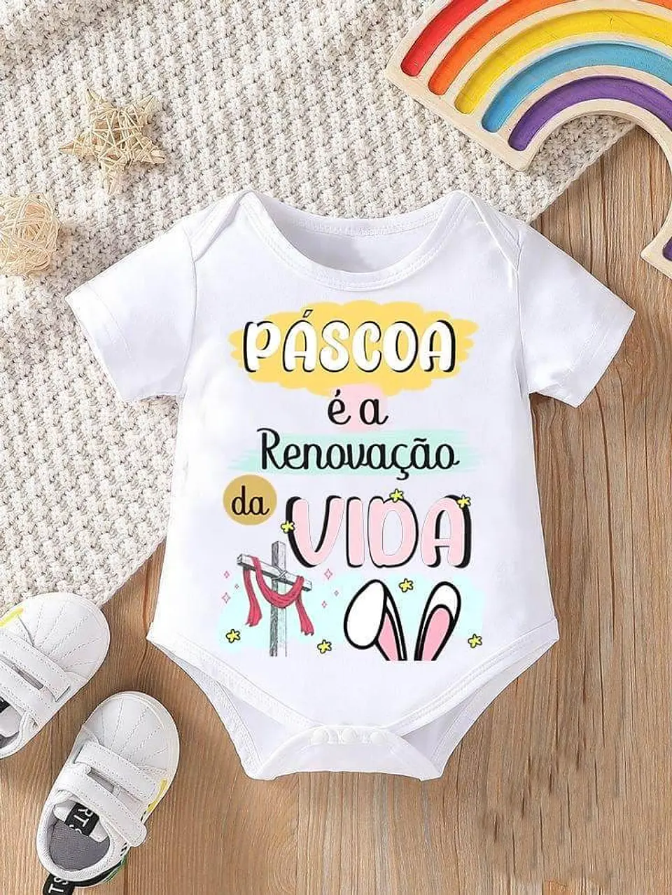 5 Artes para Body Páscoa Arquivos Editável  5