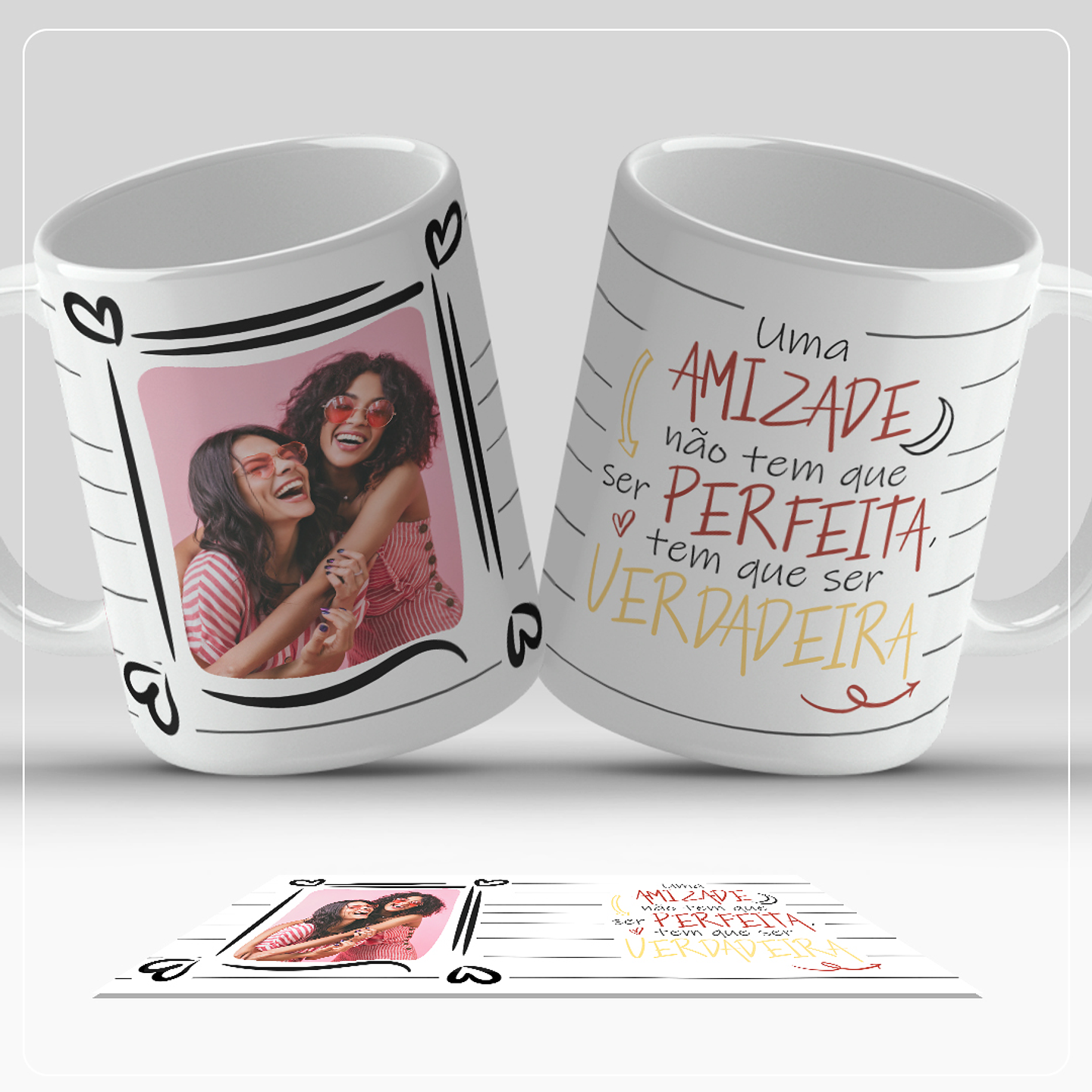12 Artes para Caneca Amigas Arquivos em Jpg 10