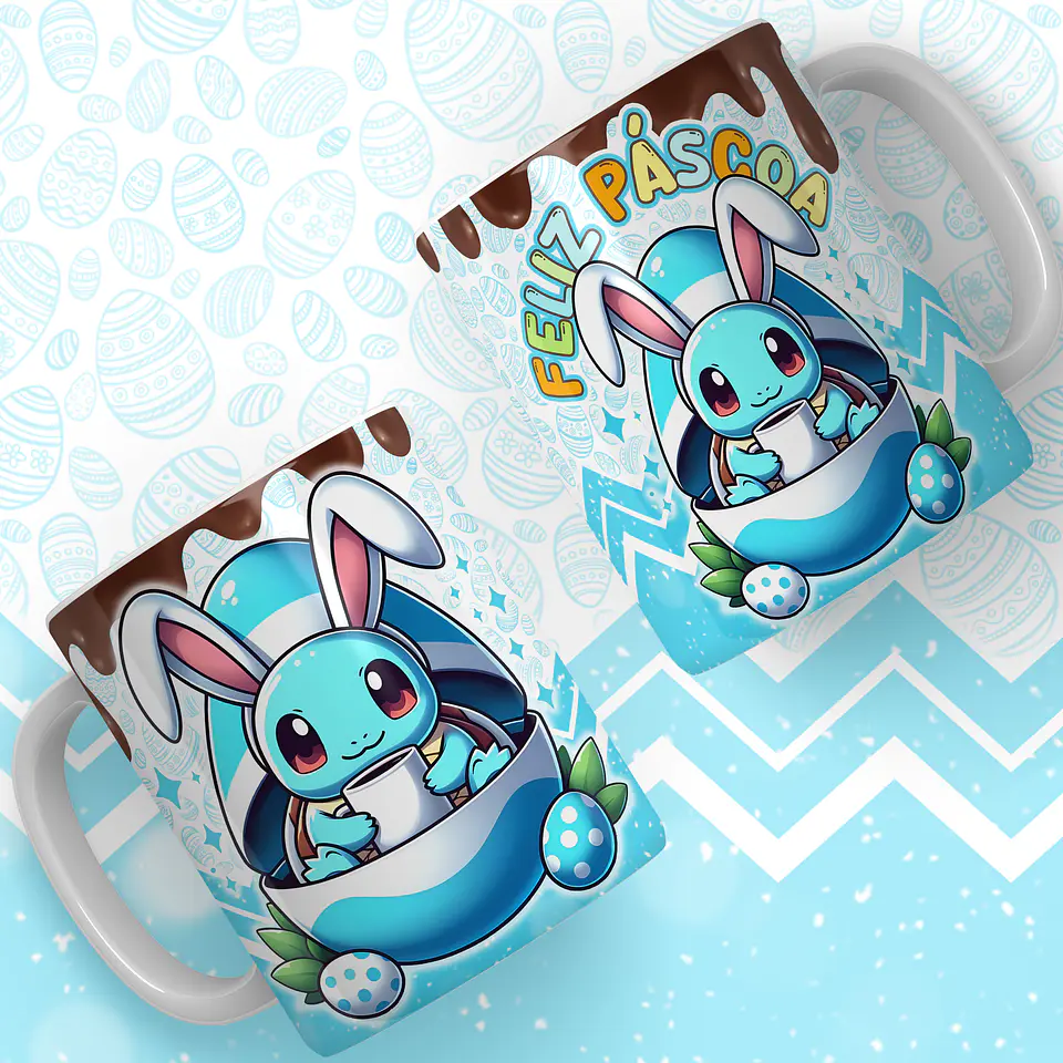 14 Artes para Caneca Páscoa Pokemon Arquivos em Jpg  7
