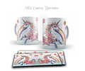 16 Artes para Caneca Unicornio 3d Arquivos em Jpg 