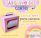 Arquivo de Corte Caixa Box para Caneca Pdf - Thumbnail 1