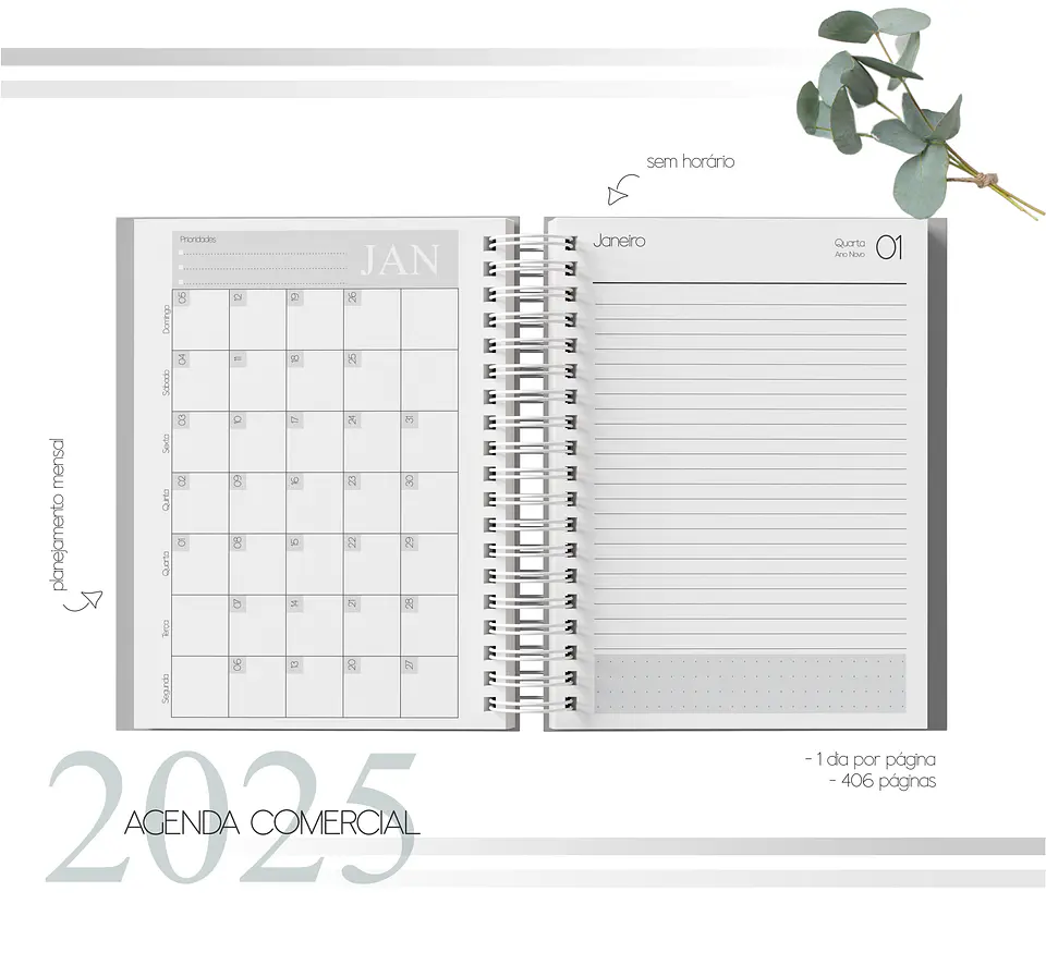 Arquivo Agenda Comercial Datado 2025 em Pdf   3