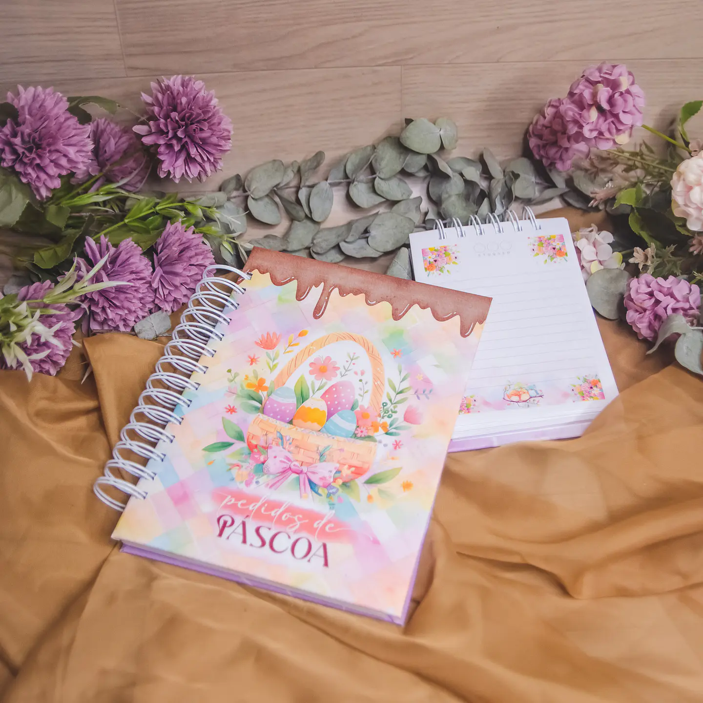 Arquivo Encadernação Caderno de Pedidos Páscoa 2024 em Pdf   2