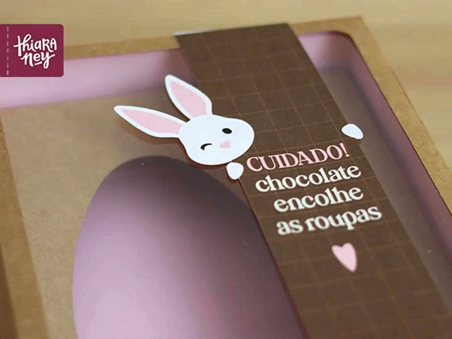 Arquivo de Corte Caixa Ovo de Coelhinho Páscoa em Pdf 4