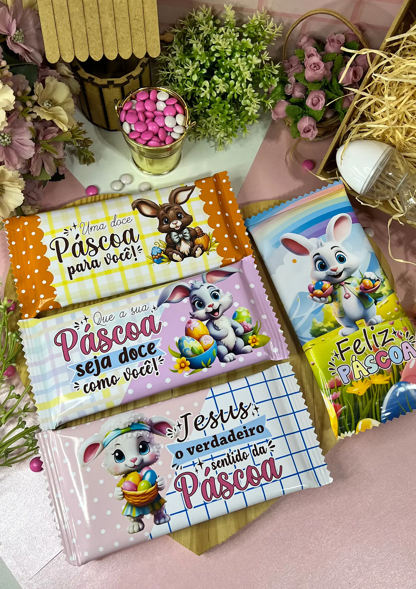 Kit Digital Mimos Páscoa Arquivos em Png 1