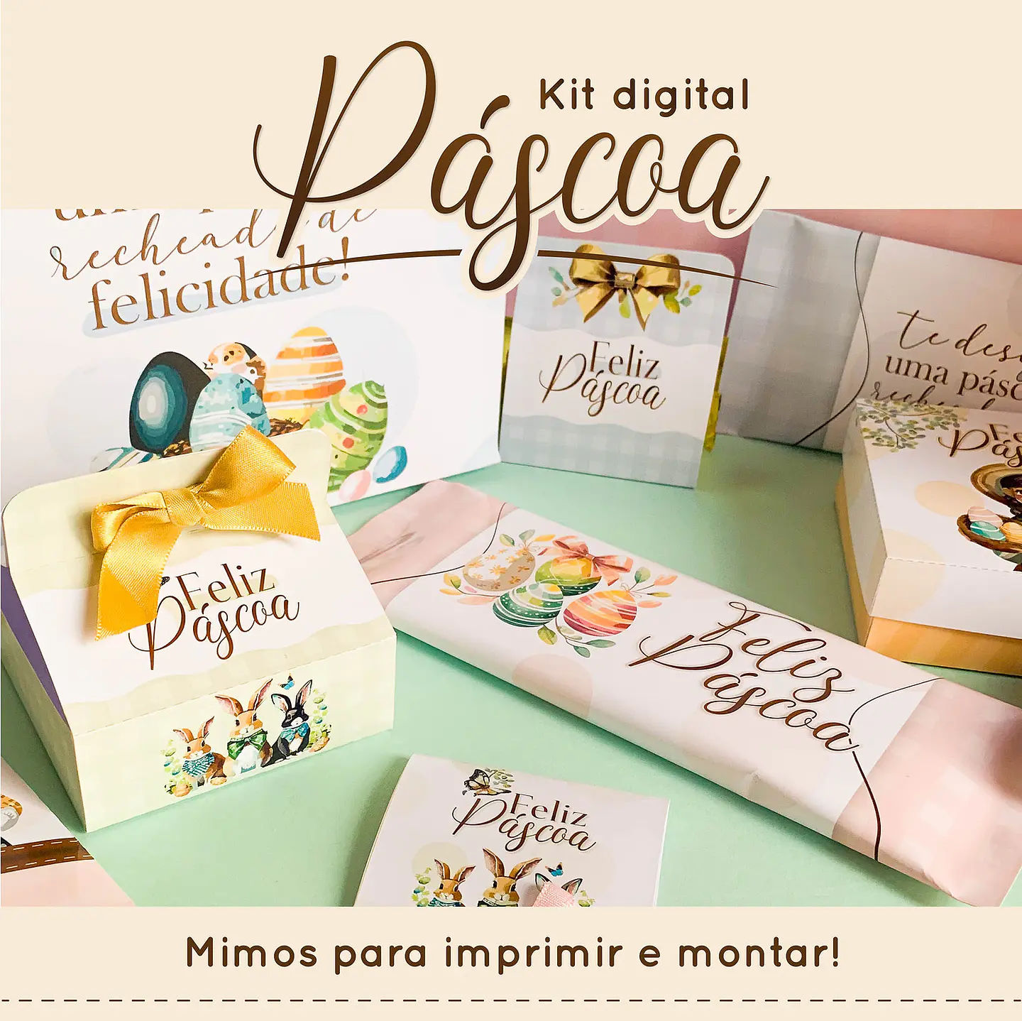 Kit Digital Mimos Páscoa Arquivos em Pdf 1