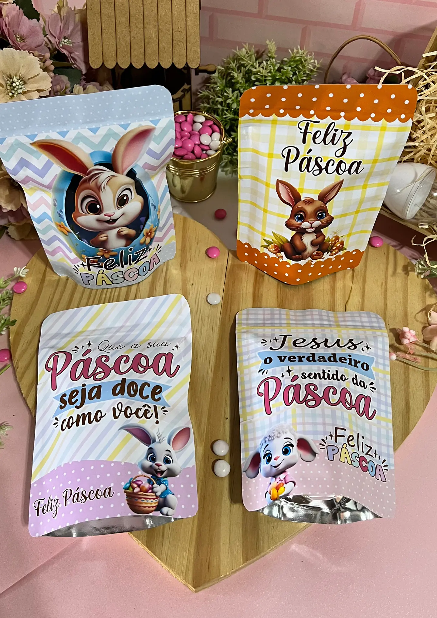 Kit Digital Mimos Páscoa Arquivos em Png 9