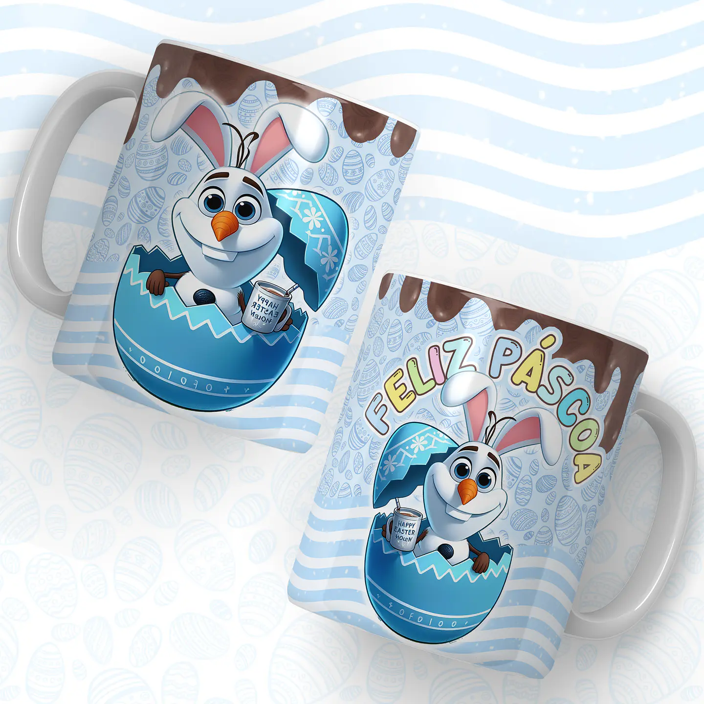 66 Artes para Caneca Páscoa Princesas Arquivos em Jpg  25