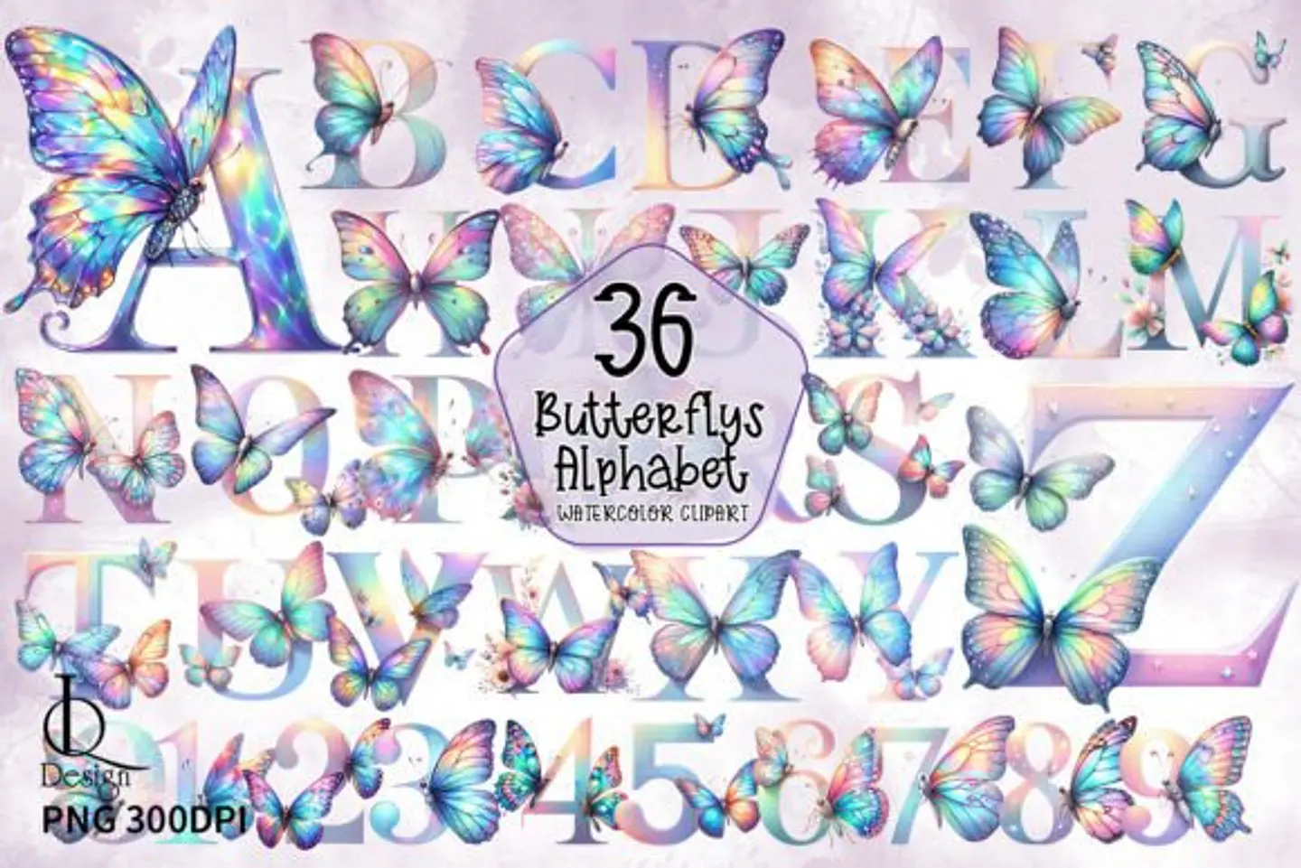 Kit Digital Alfabetos em Png  2