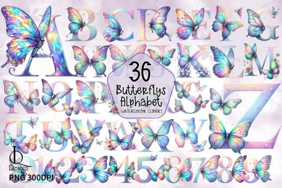 Kit Digital Alfabetos em Png  2