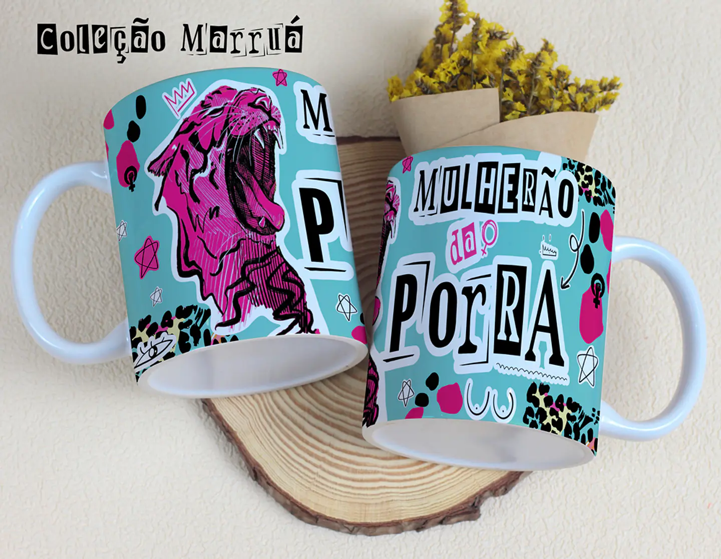 8 Artes para Caneca Dia das Mulheres Marrua Arquivos Editável  1