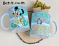 4 Artes para Caneca Hora de Acordar Disney Arquivos Editável - Thumbnail 2