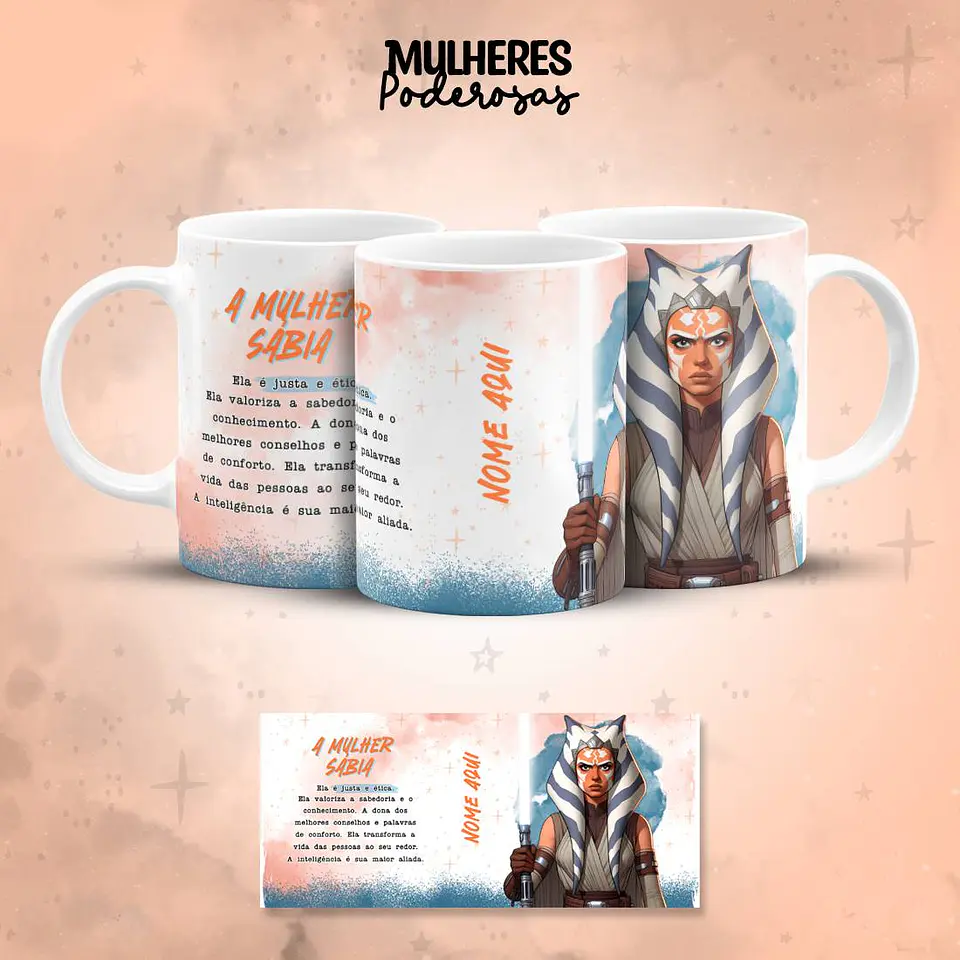 17 Artes para Caneca Mulheres Poderosas Personagens Arquivos em Jpg 2