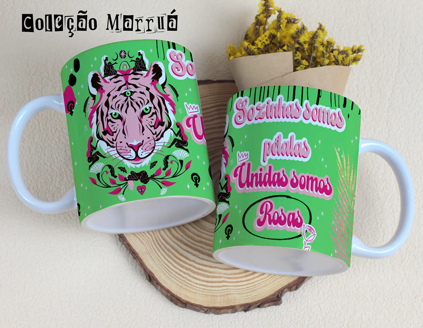 8 Artes para Caneca Dia das Mulheres Marrua Arquivos Editável  2
