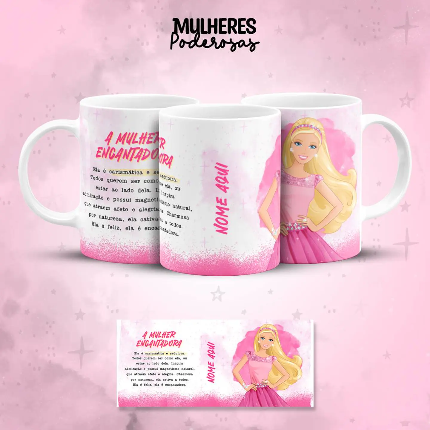 17 Artes para Caneca Mulheres Poderosas Personagens Arquivos em Jpg 4