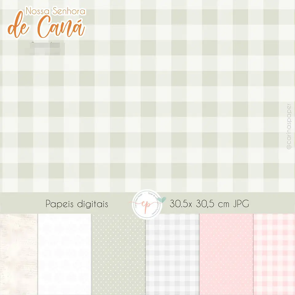 Kit Digital Nossa Senhora de Caná em Png 3