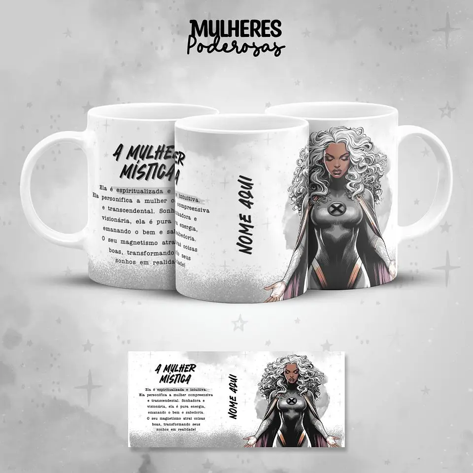 17 Artes para Caneca Mulheres Poderosas Personagens Arquivos em Jpg 6