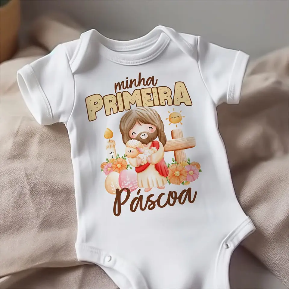 20 Artes para Body Páscoa Cristã Arquivo Editável  4