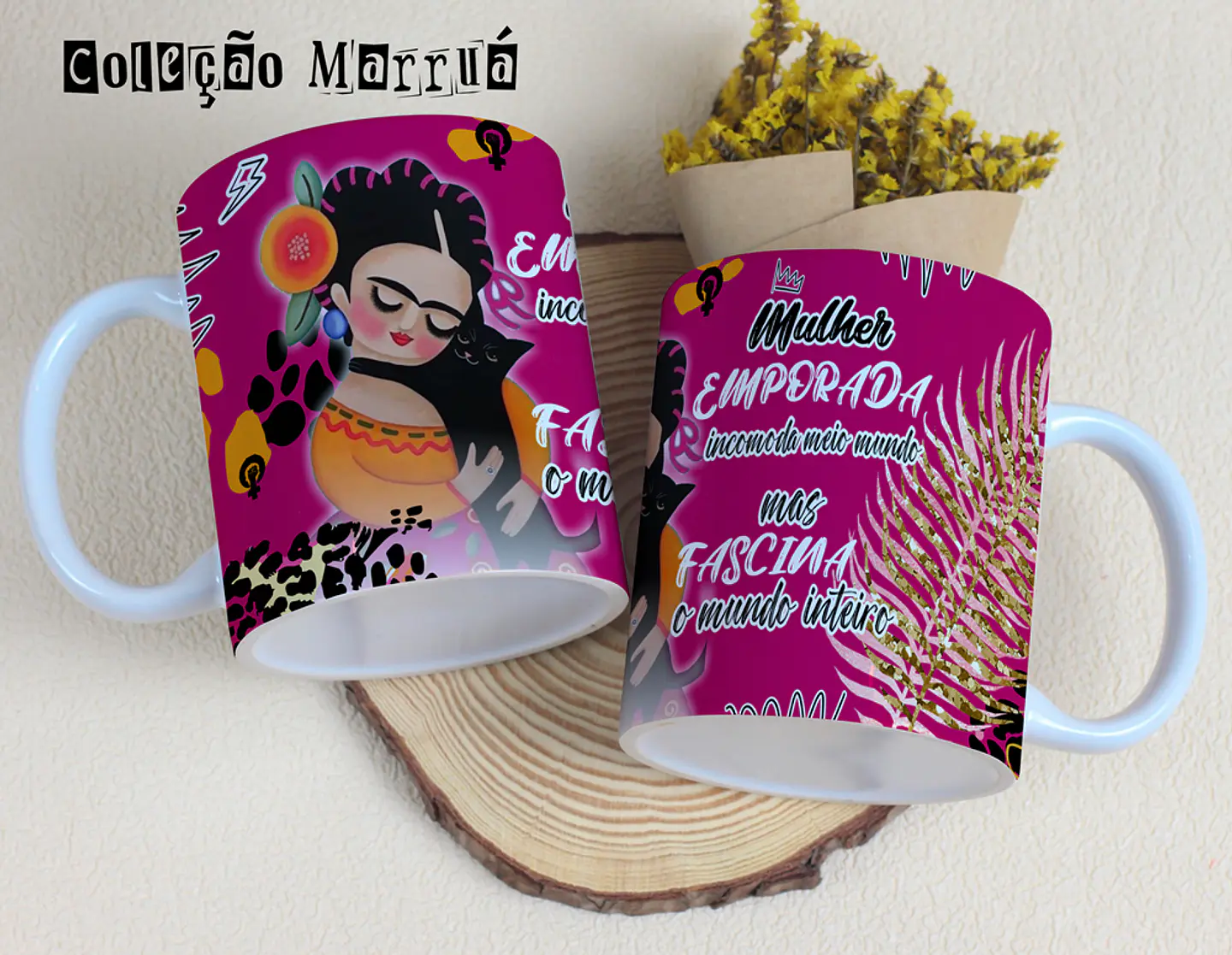 8 Artes para Caneca Dia das Mulheres Marrua Arquivos Editável  4