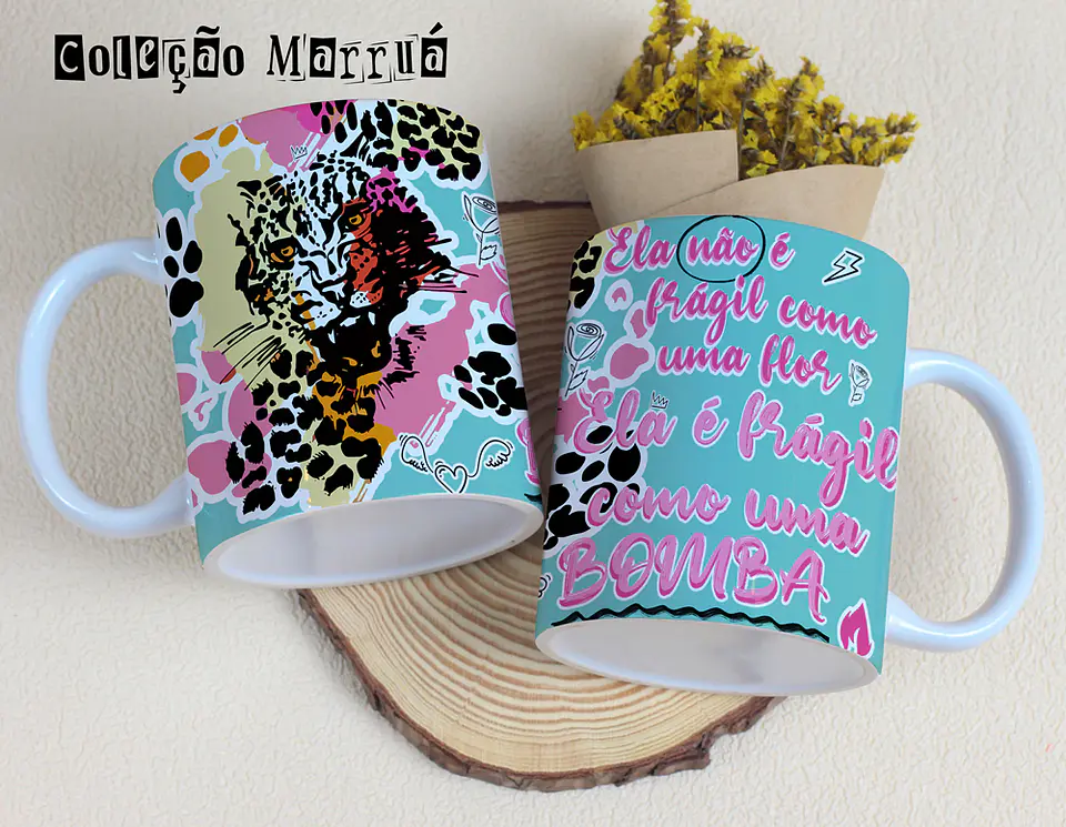 8 Artes para Caneca Dia das Mulheres Marrua Arquivos Editável  5