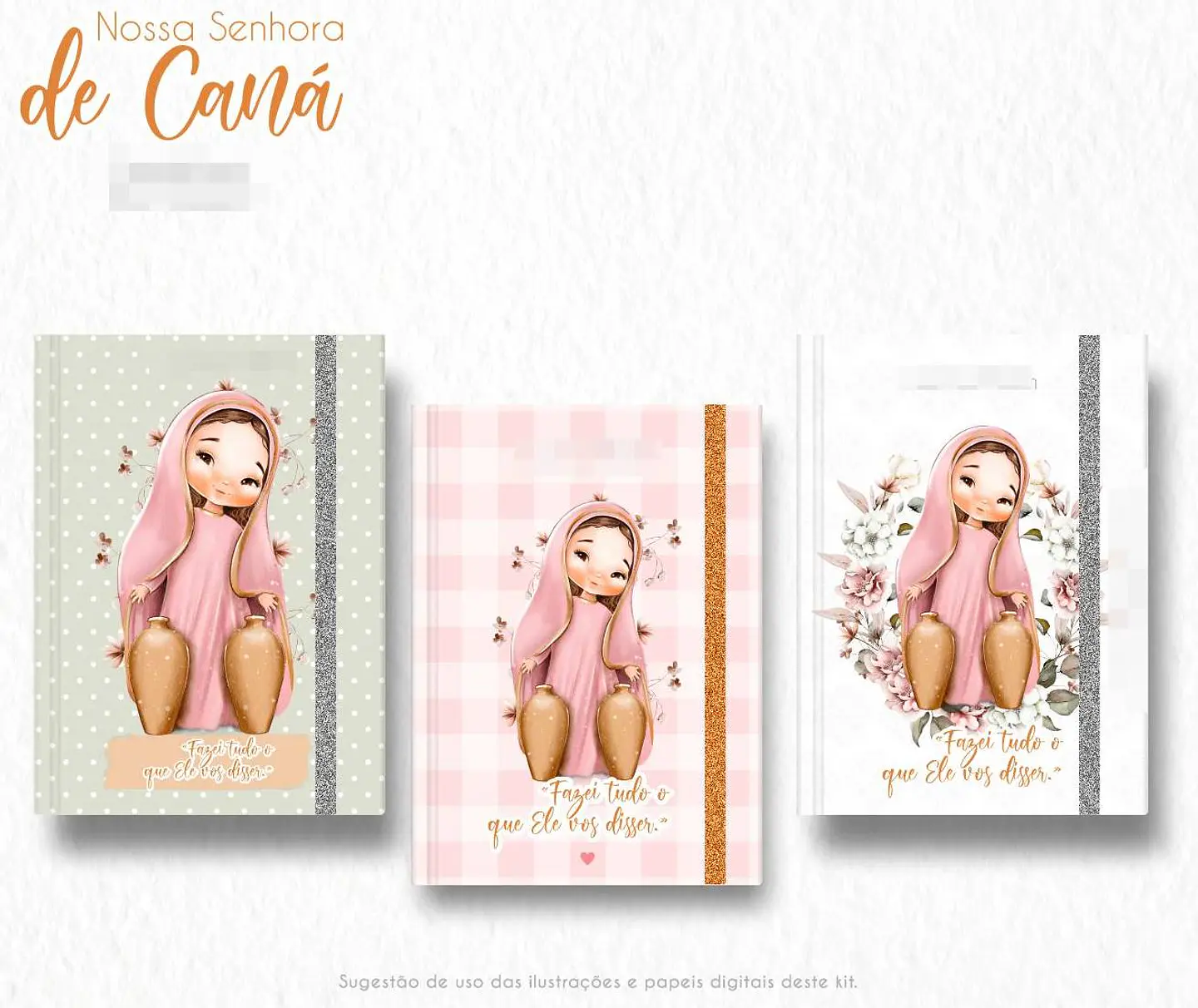 Kit Digital Nossa Senhora de Caná em Png 7