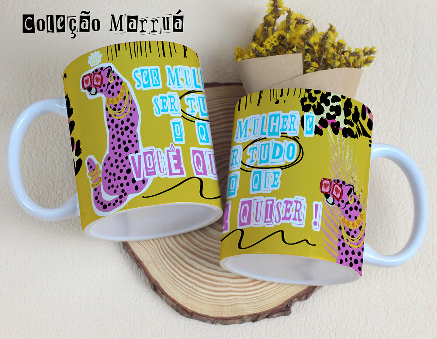 8 Artes para Caneca Dia das Mulheres Marrua Arquivos Editável  6