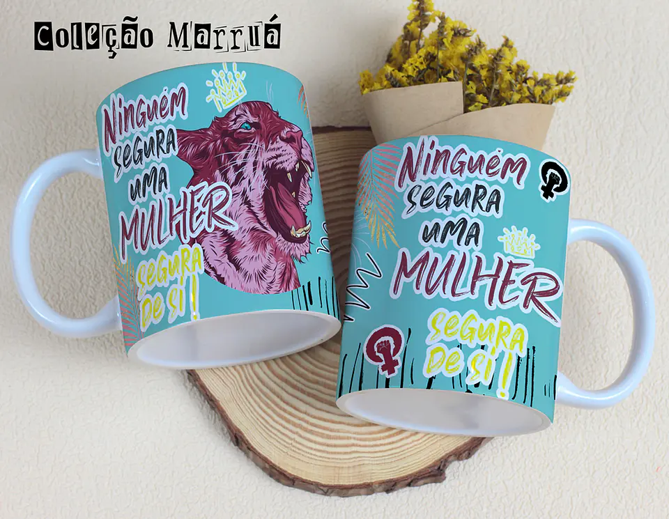 8 Artes para Caneca Dia das Mulheres Marrua Arquivos Editável  7