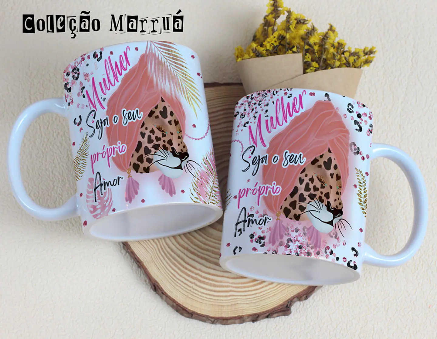 8 Artes para Caneca Dia das Mulheres Marrua Arquivos Editável  8