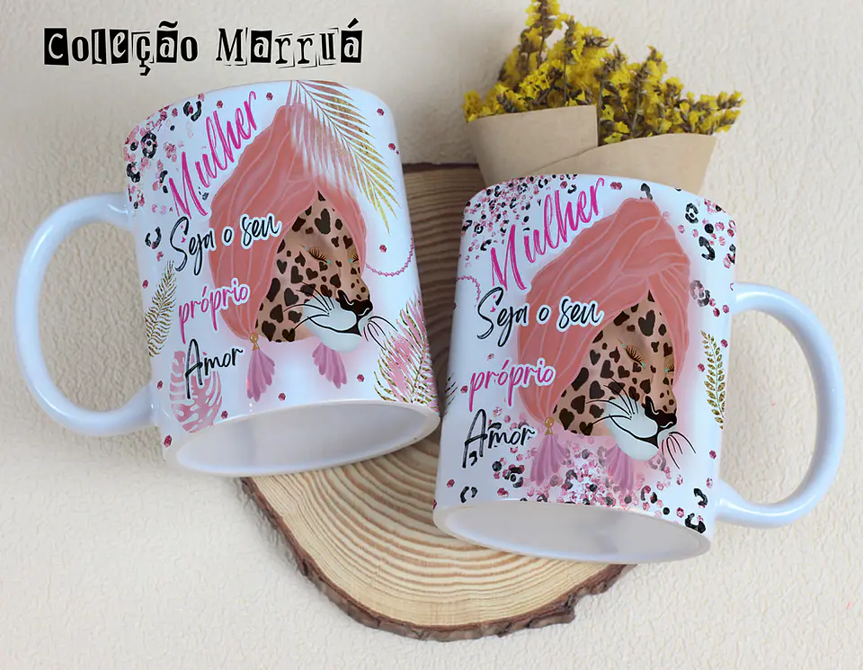 8 Artes para Caneca Dia das Mulheres Marrua Arquivos Editável  8