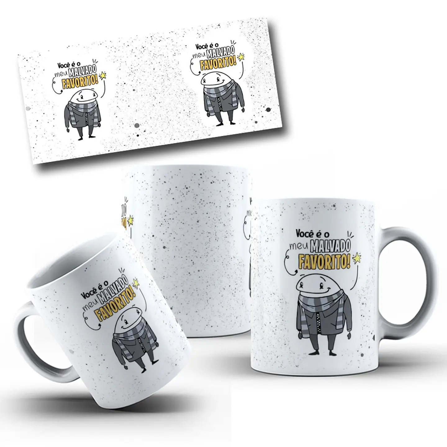 Arte Caneca Você é Meu Malvado Favorito Arquivo em Jpg 1