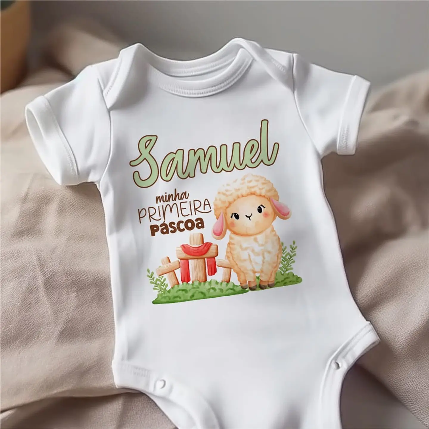 20 Artes para Body Páscoa Cristã Arquivo Editável  15