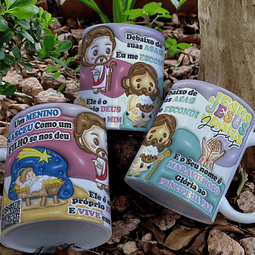 Arte Caneca Verdadeiro Natal Arquivo Editável