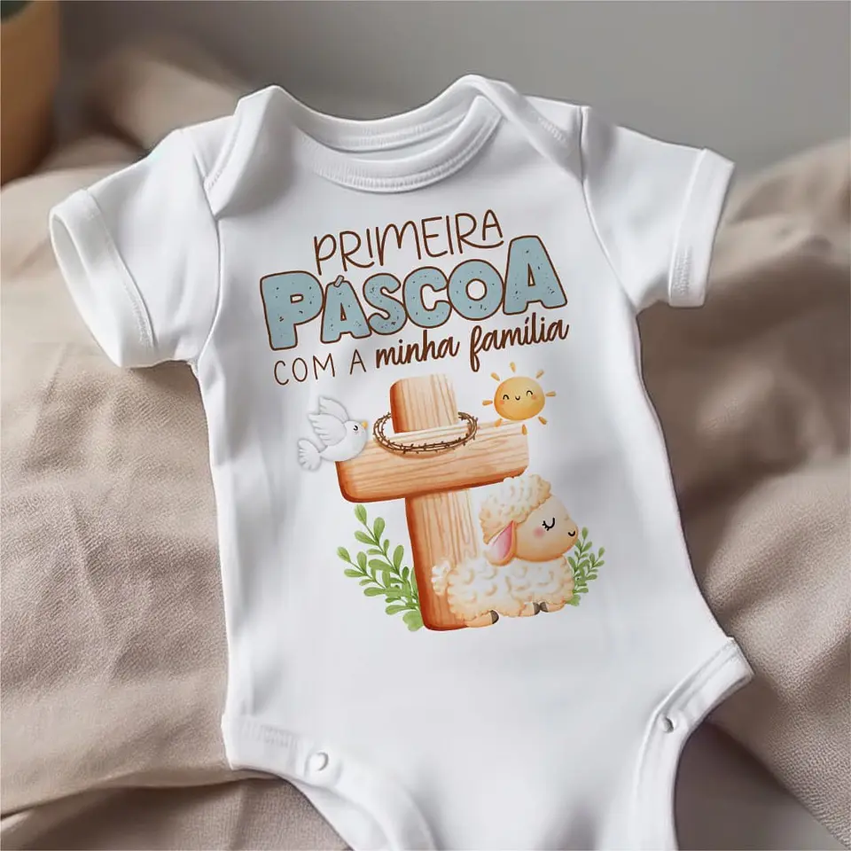 20 Artes para Body Páscoa Cristã Arquivo Editável  17