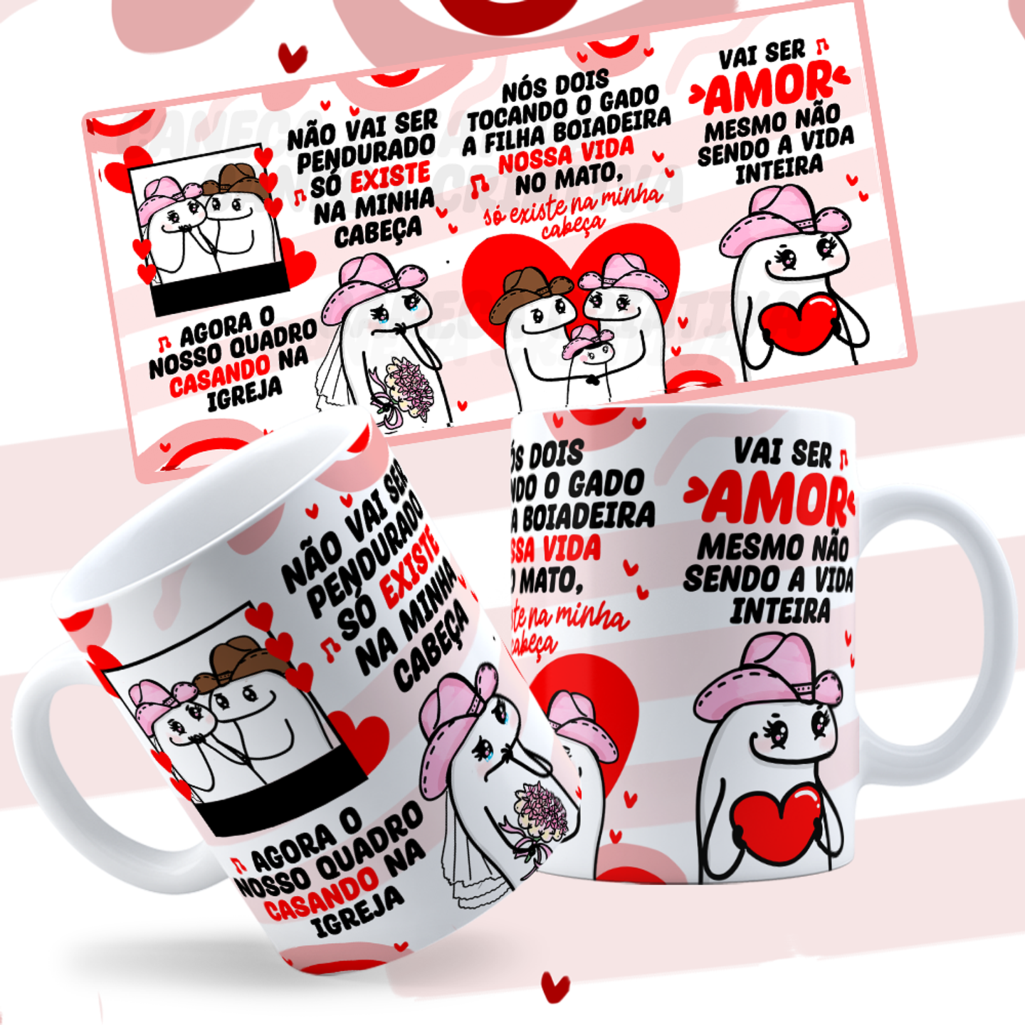 Artes para Caneca Musica Nosso Quadro em Jpg - Ana Castela 1