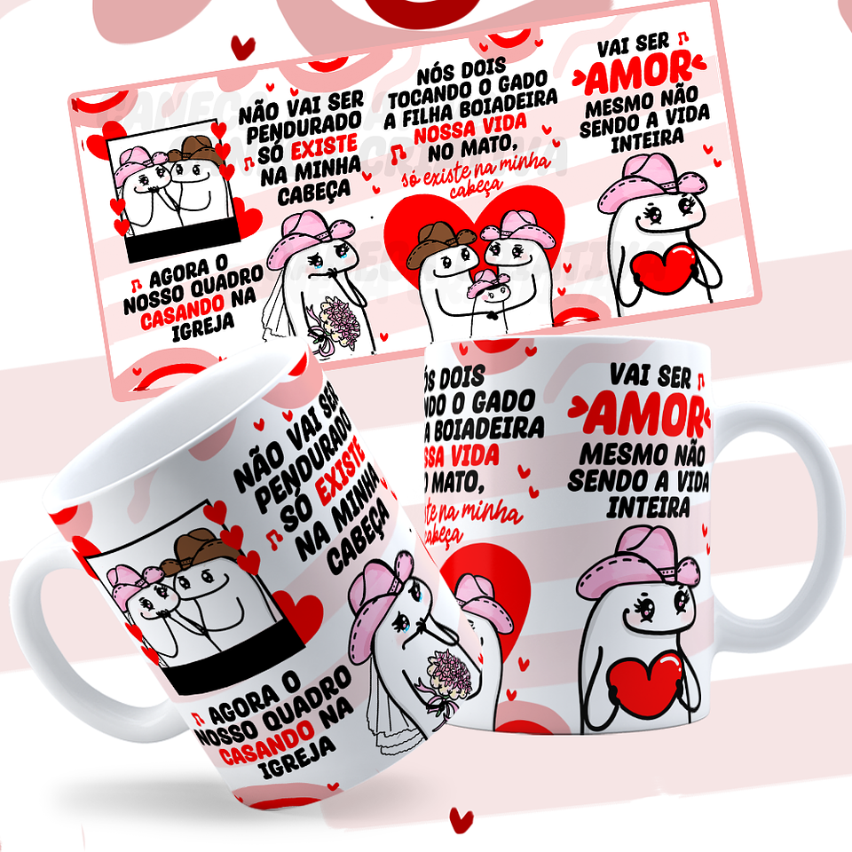 Artes para Caneca Musica Nosso Quadro em Jpg - Ana Castela 1