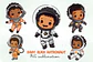 Kit Digital Mega Pacote Astronauta em Png - Thumbnail 14