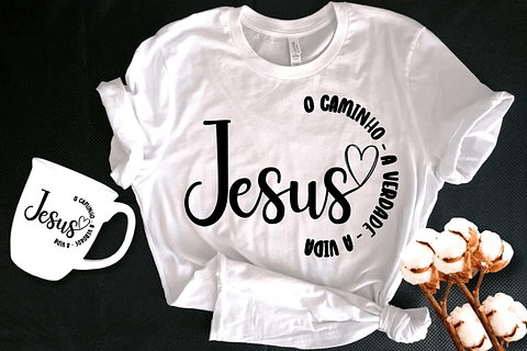 6 Arte para Camisa Jesus Religião Arquivo em Png