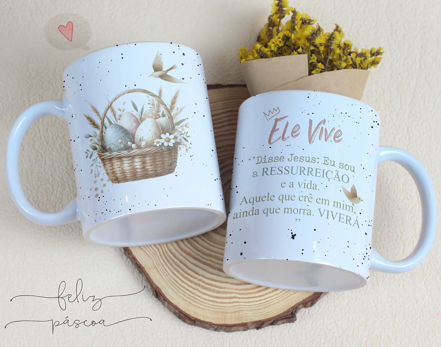 14 Artes para Caneca Páscoa Cristã Arquivos Editável 13