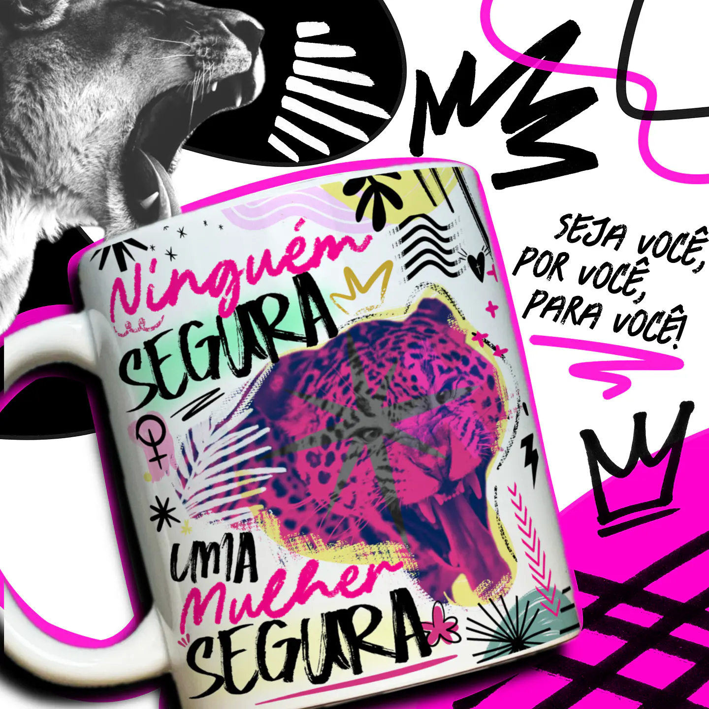 8 Artes para Caneca Mulheres Arquivos em Jpg  5