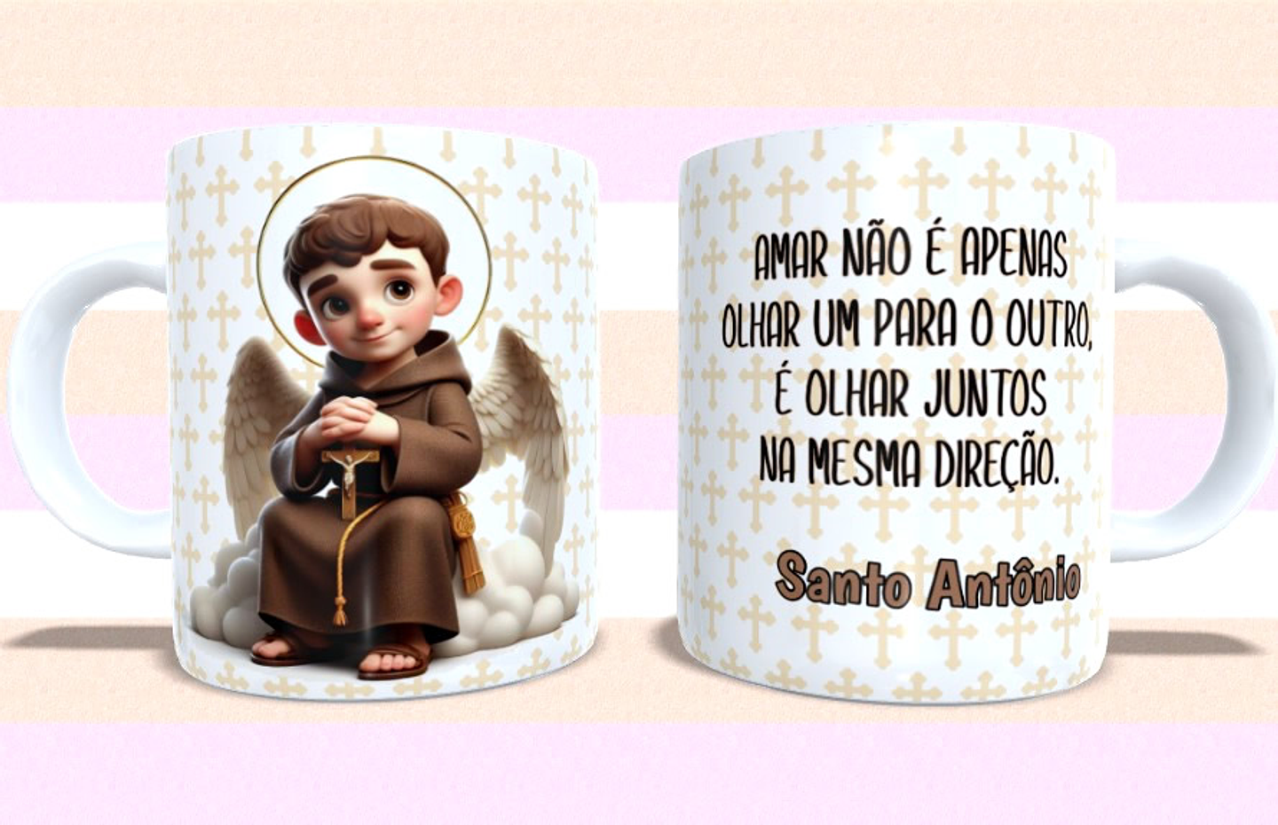 5 Arte para Caneca Santinhos cute Arquivo em Jpg  5